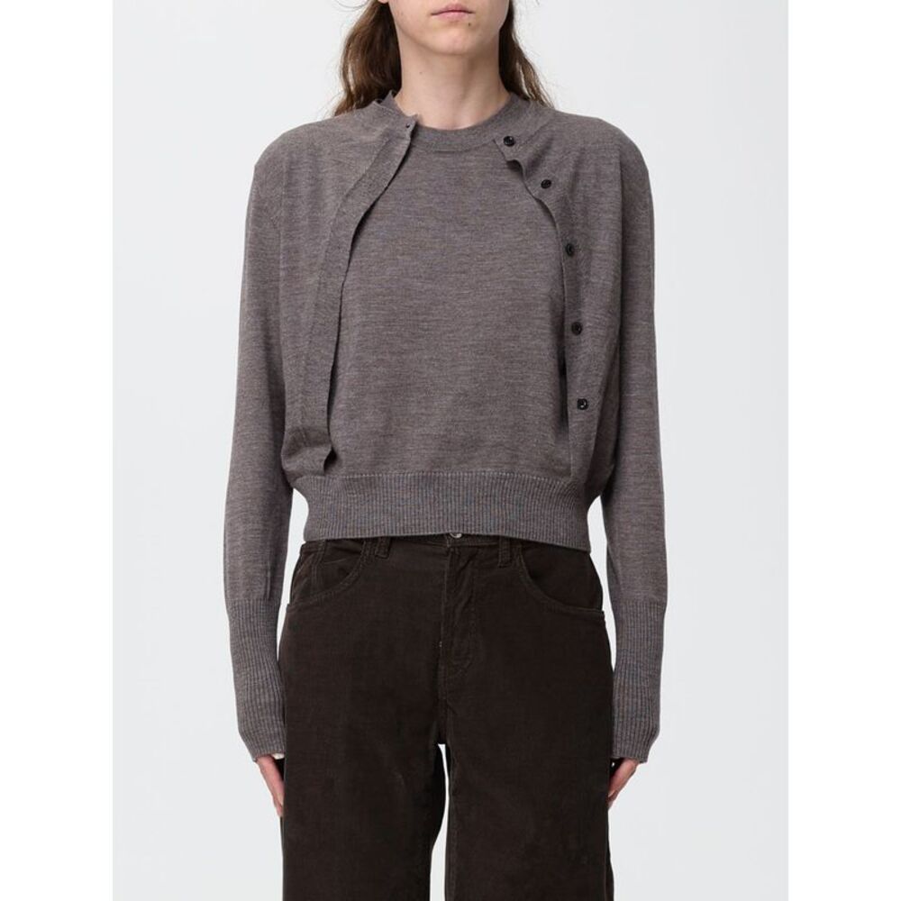 Pinko Women Pinko Pure Wool Crewneck Jumper With Long Sleeves And Ribbed Trim